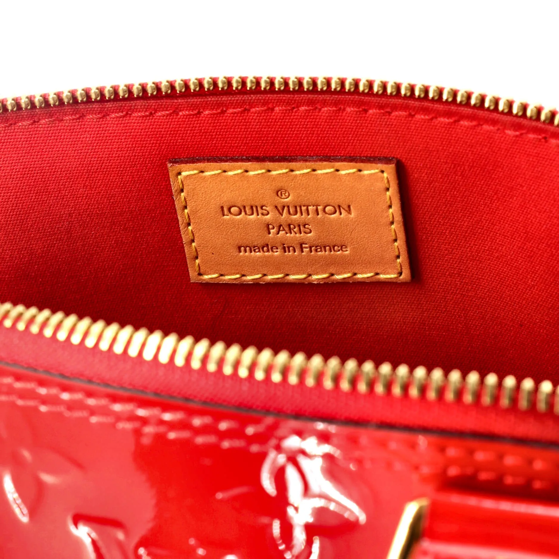 Alma Handbag Monogram Vernis BB