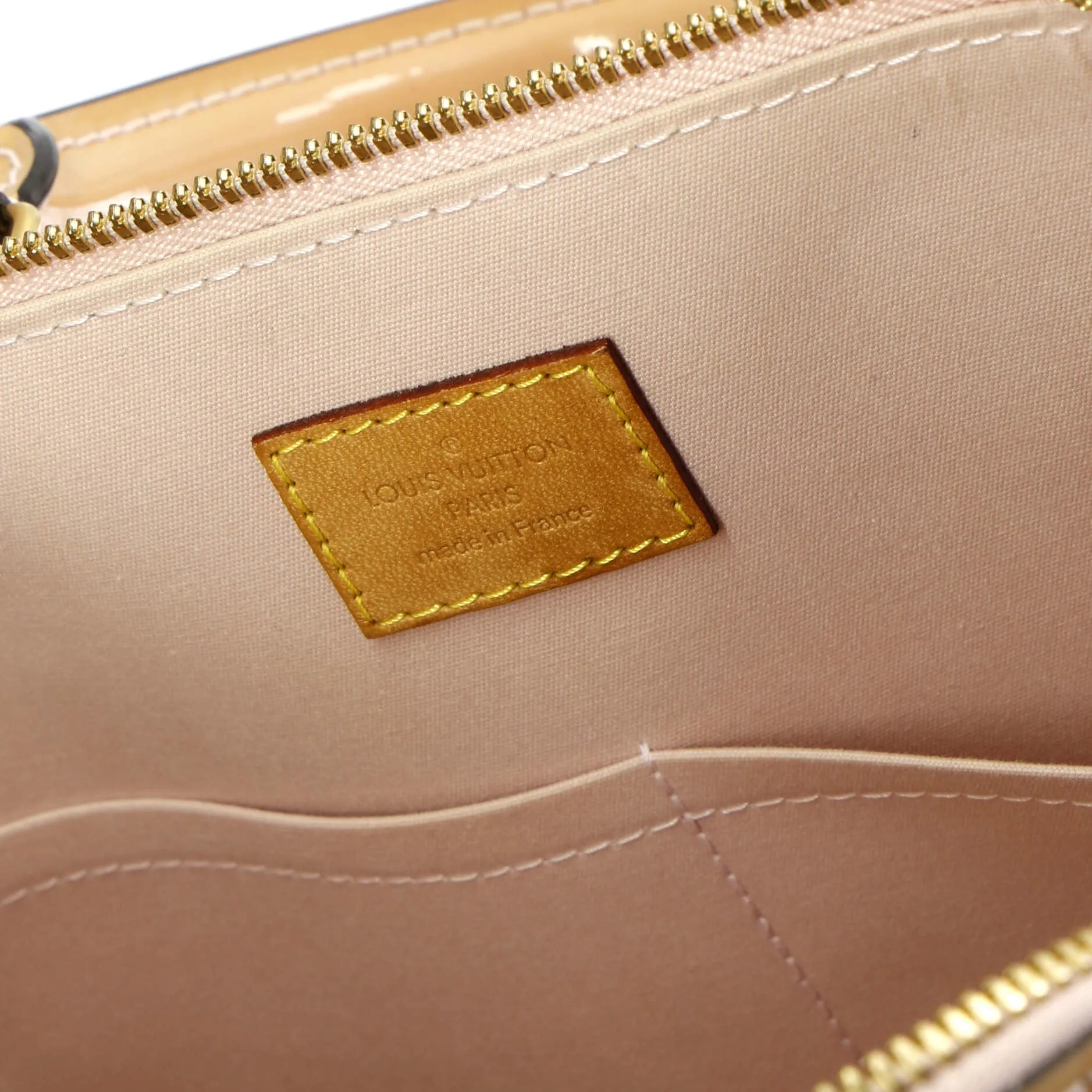 Alma Handbag Monogram Vernis BB
