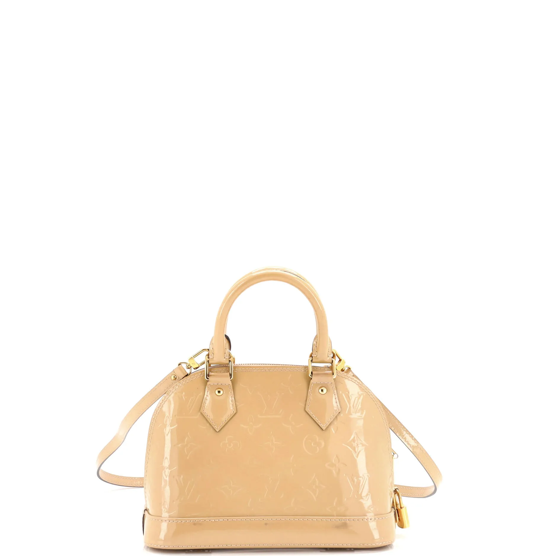 Alma Handbag Monogram Vernis BB