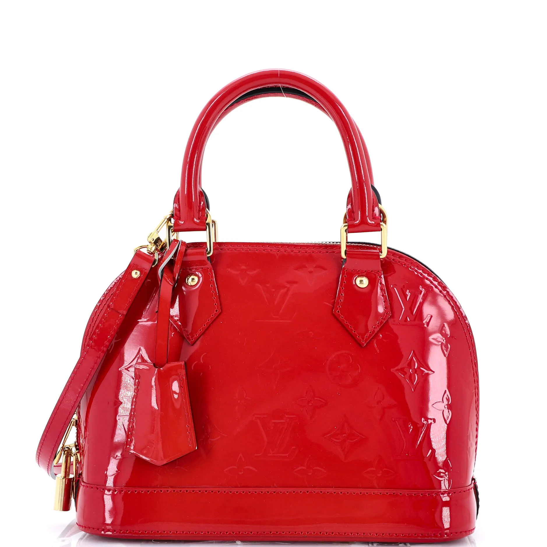 Alma Handbag Monogram Vernis BB