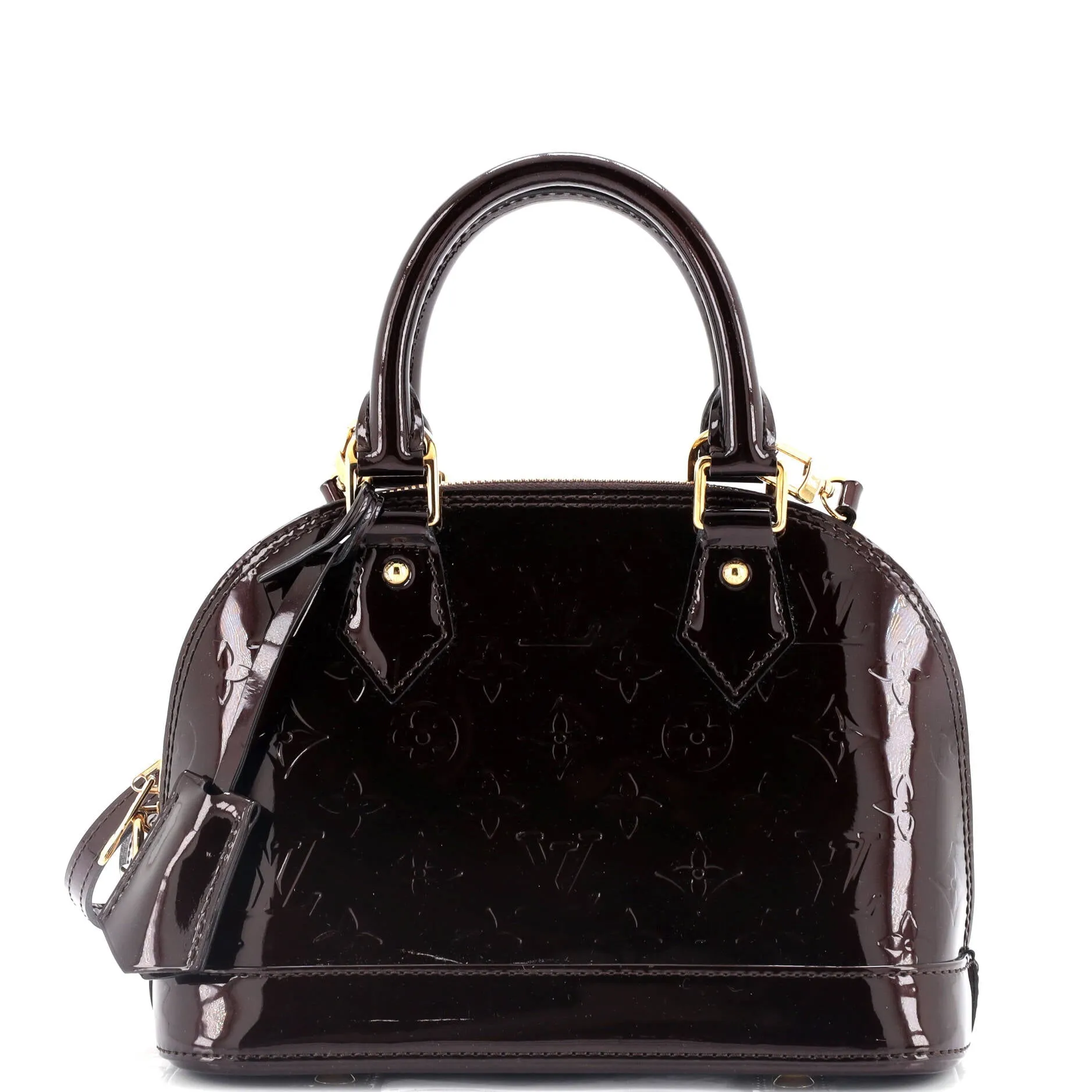 Alma Handbag Monogram Vernis BB