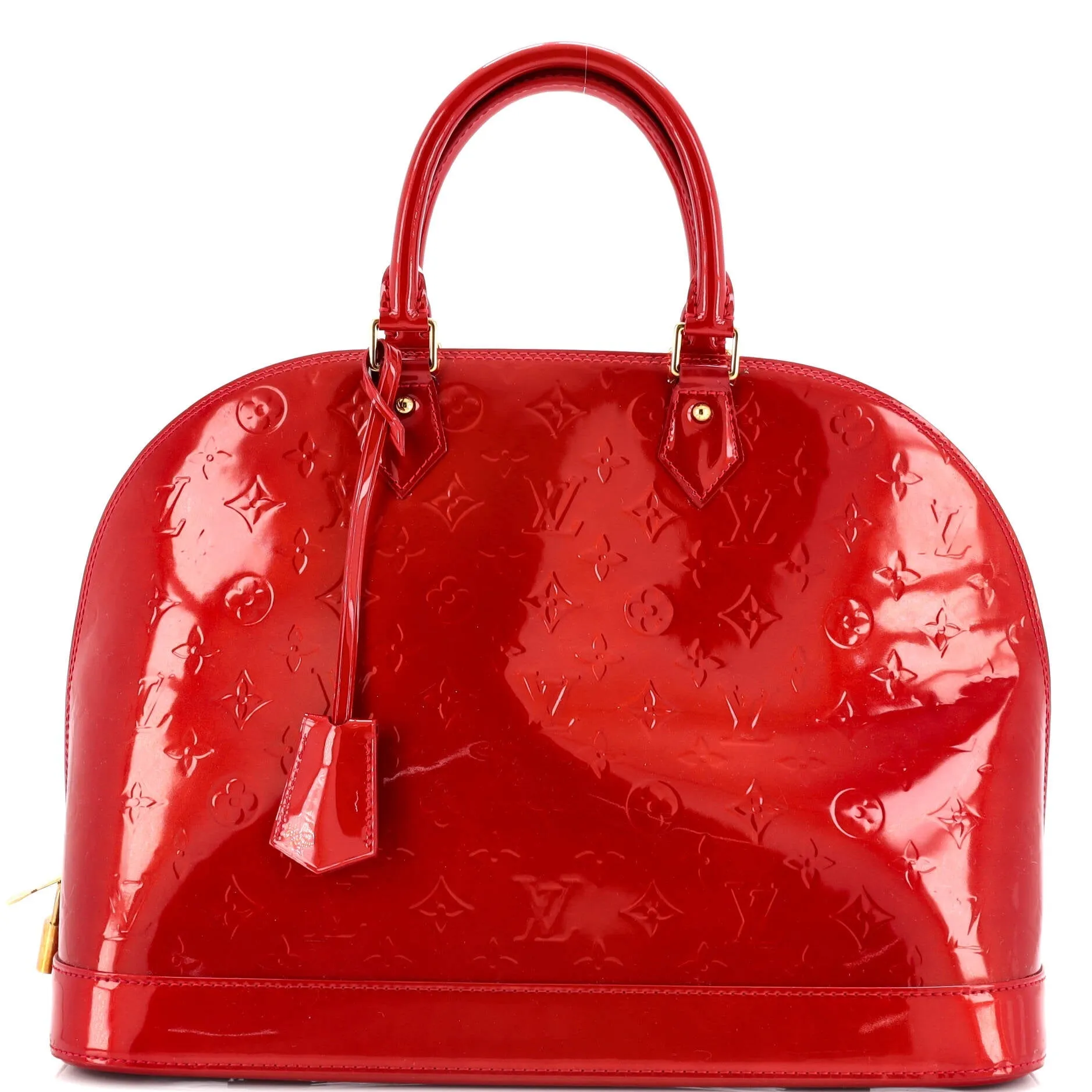 Alma Handbag Monogram Vernis GM