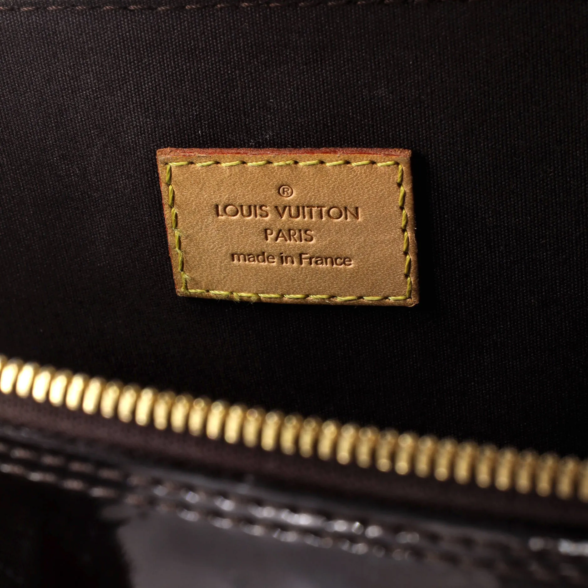 Alma Handbag Monogram Vernis GM