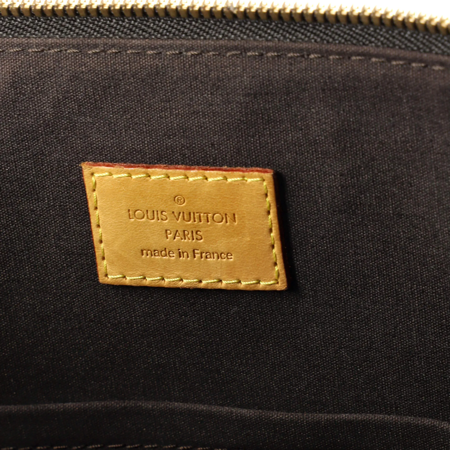 Alma Handbag Monogram Vernis GM