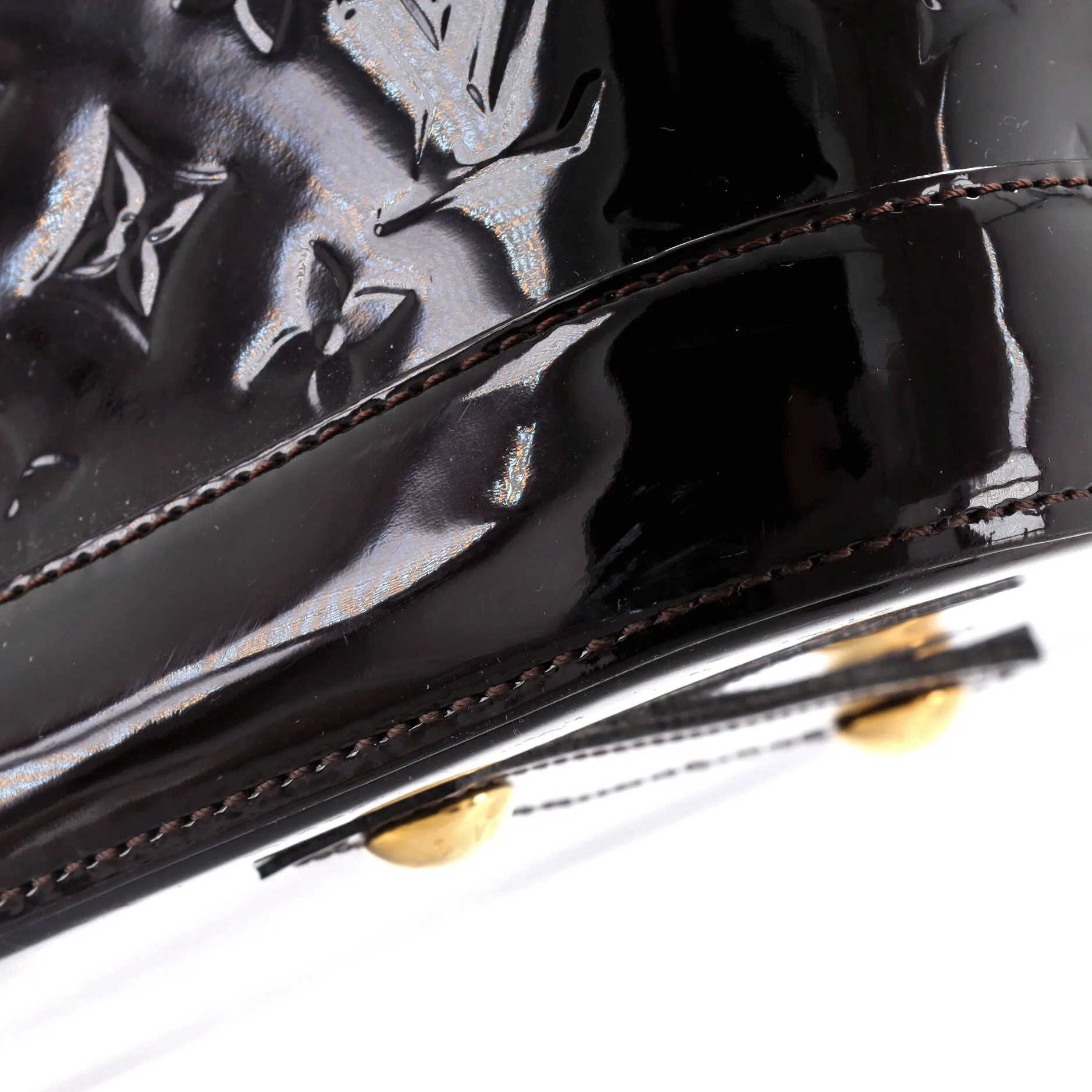 Alma Handbag Monogram Vernis GM