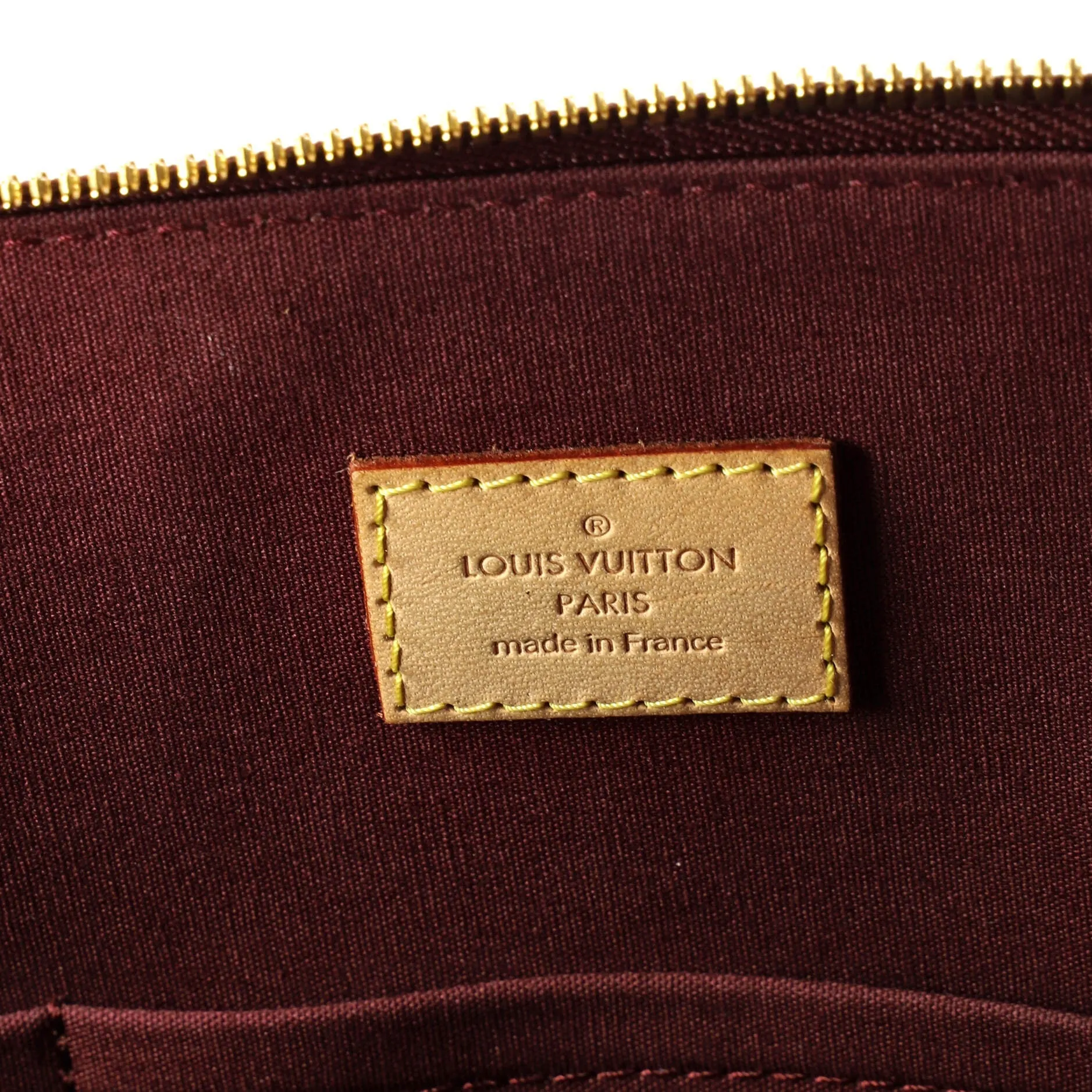 Alma Handbag Monogram Vernis GM
