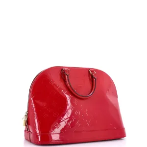 Alma Handbag Monogram Vernis GM