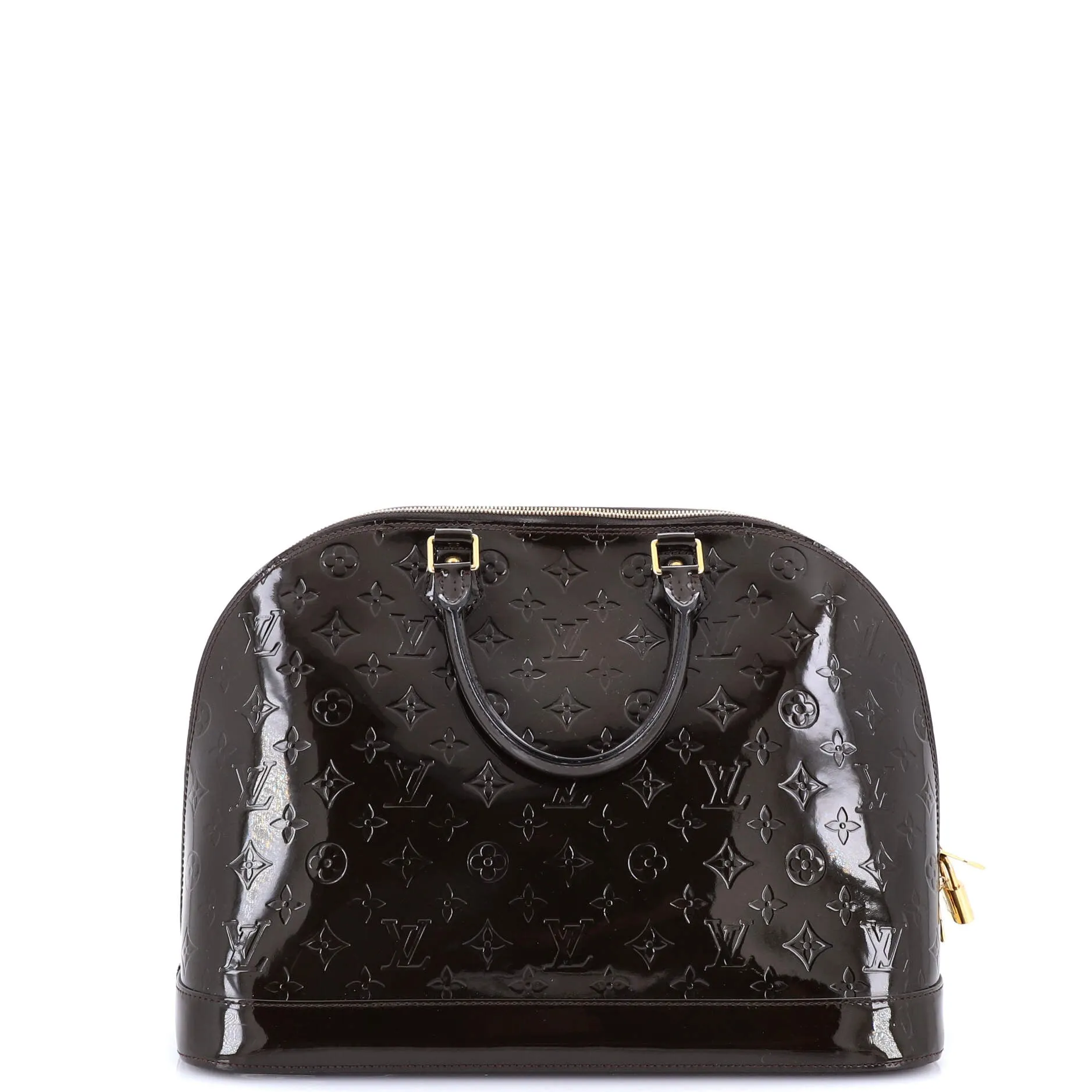 Alma Handbag Monogram Vernis GM