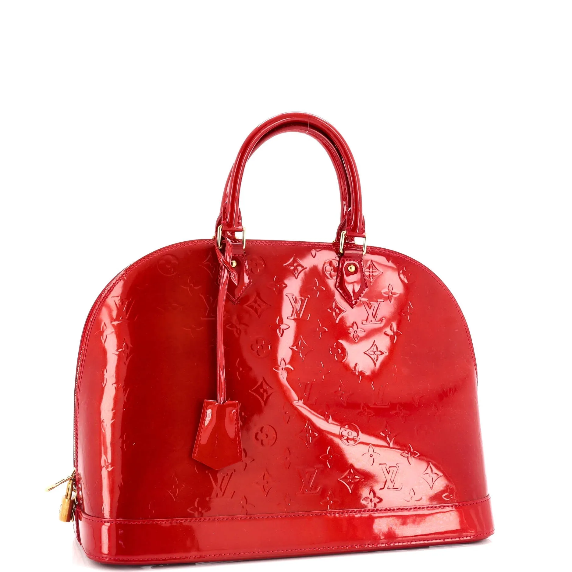 Alma Handbag Monogram Vernis GM