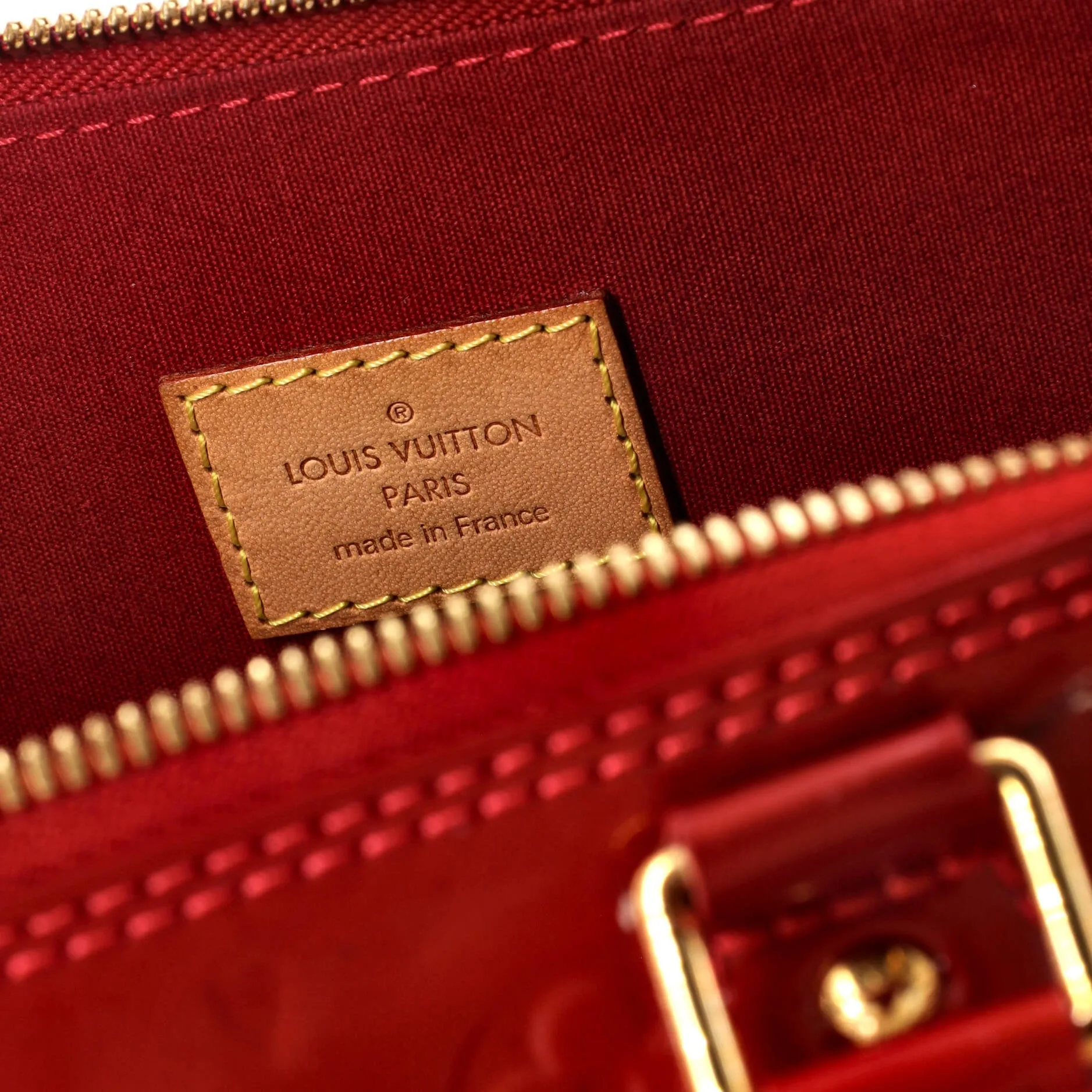 Alma Handbag Monogram Vernis GM