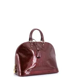 Alma Handbag Monogram Vernis GM