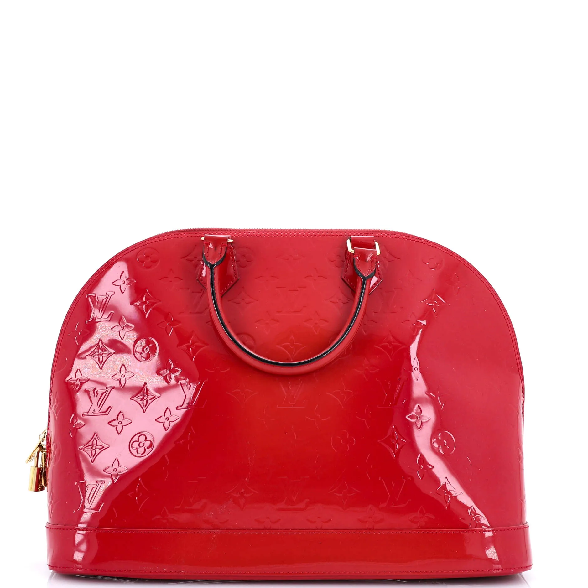 Alma Handbag Monogram Vernis GM