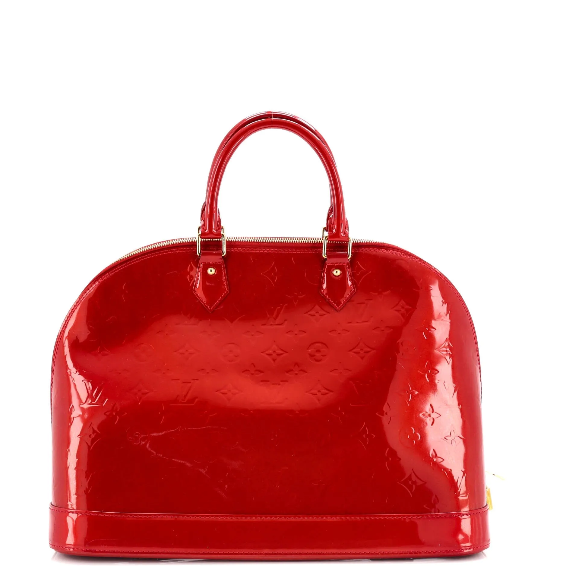 Alma Handbag Monogram Vernis GM