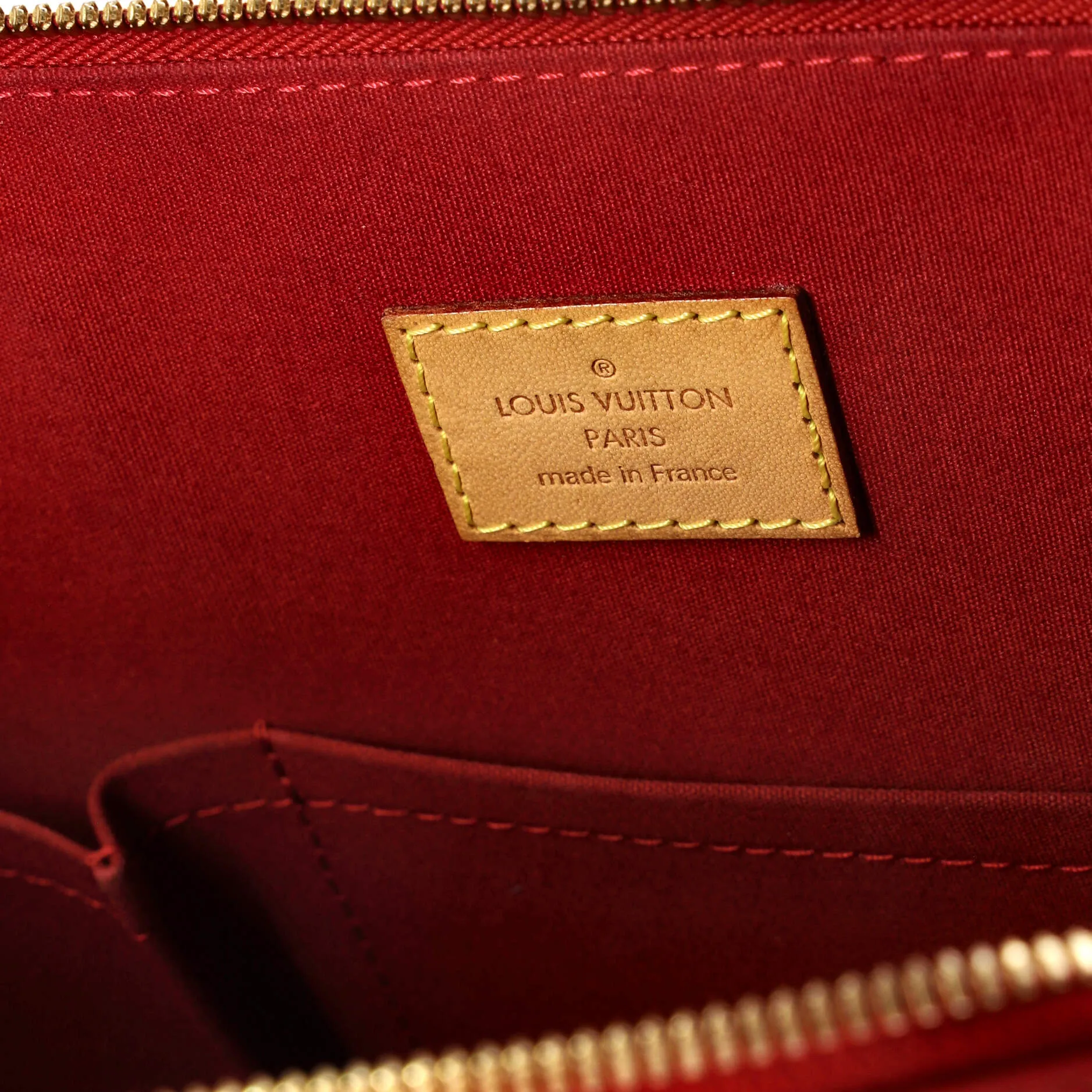 Alma Handbag Monogram Vernis GM