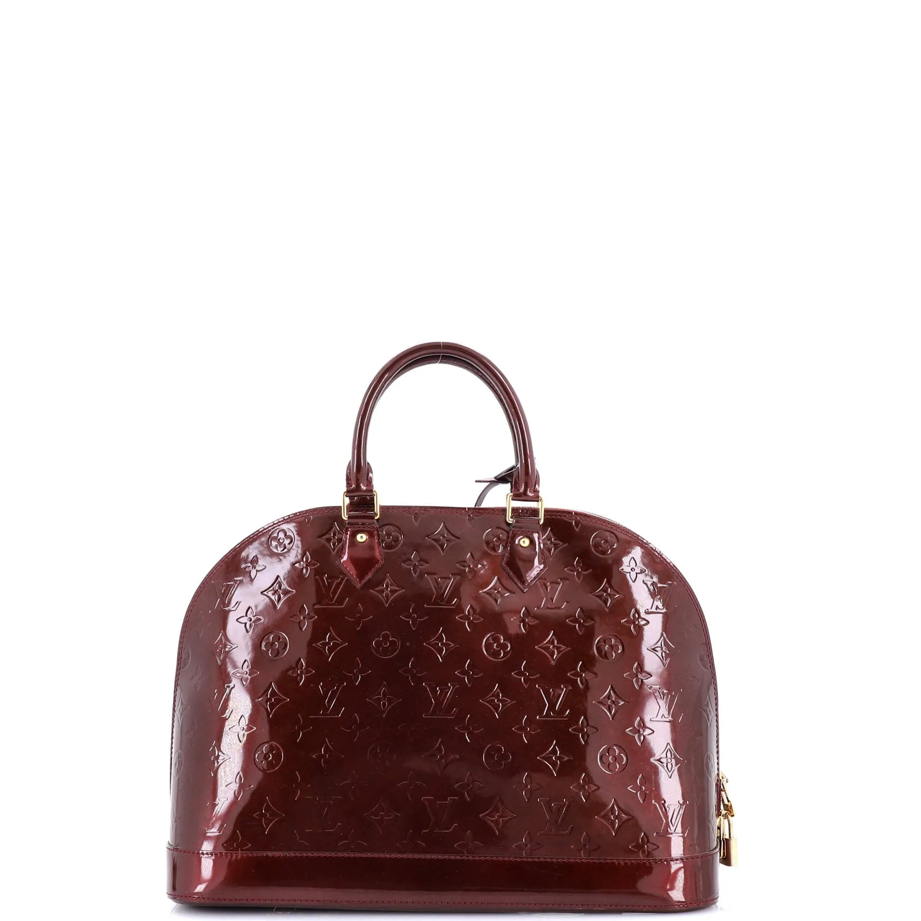 Alma Handbag Monogram Vernis GM