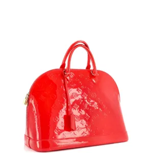 Alma Handbag Monogram Vernis GM