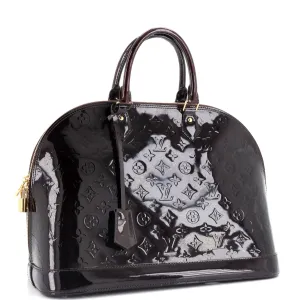 Alma Handbag Monogram Vernis GM