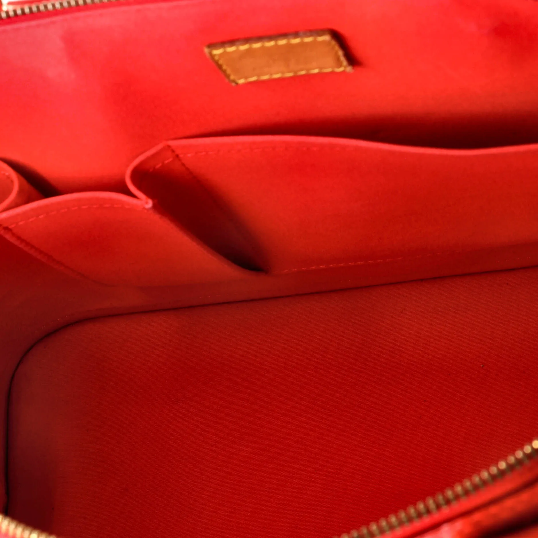 Alma Handbag Monogram Vernis GM