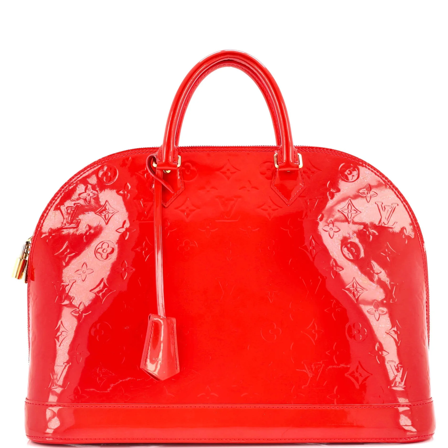Alma Handbag Monogram Vernis GM