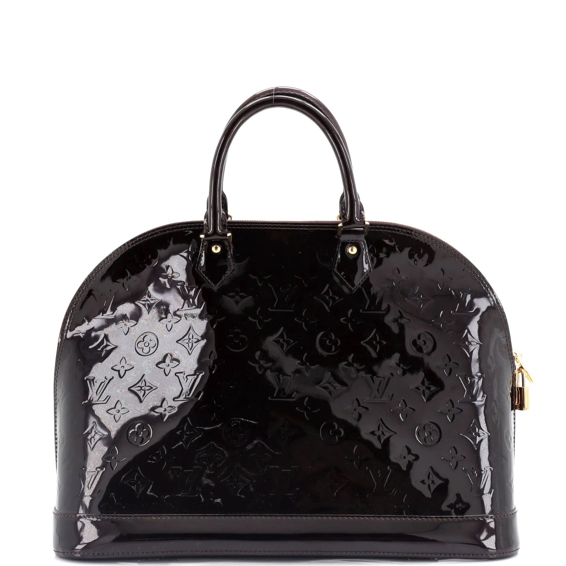 Alma Handbag Monogram Vernis GM