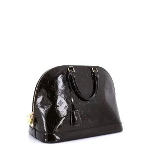 Alma Handbag Monogram Vernis GM