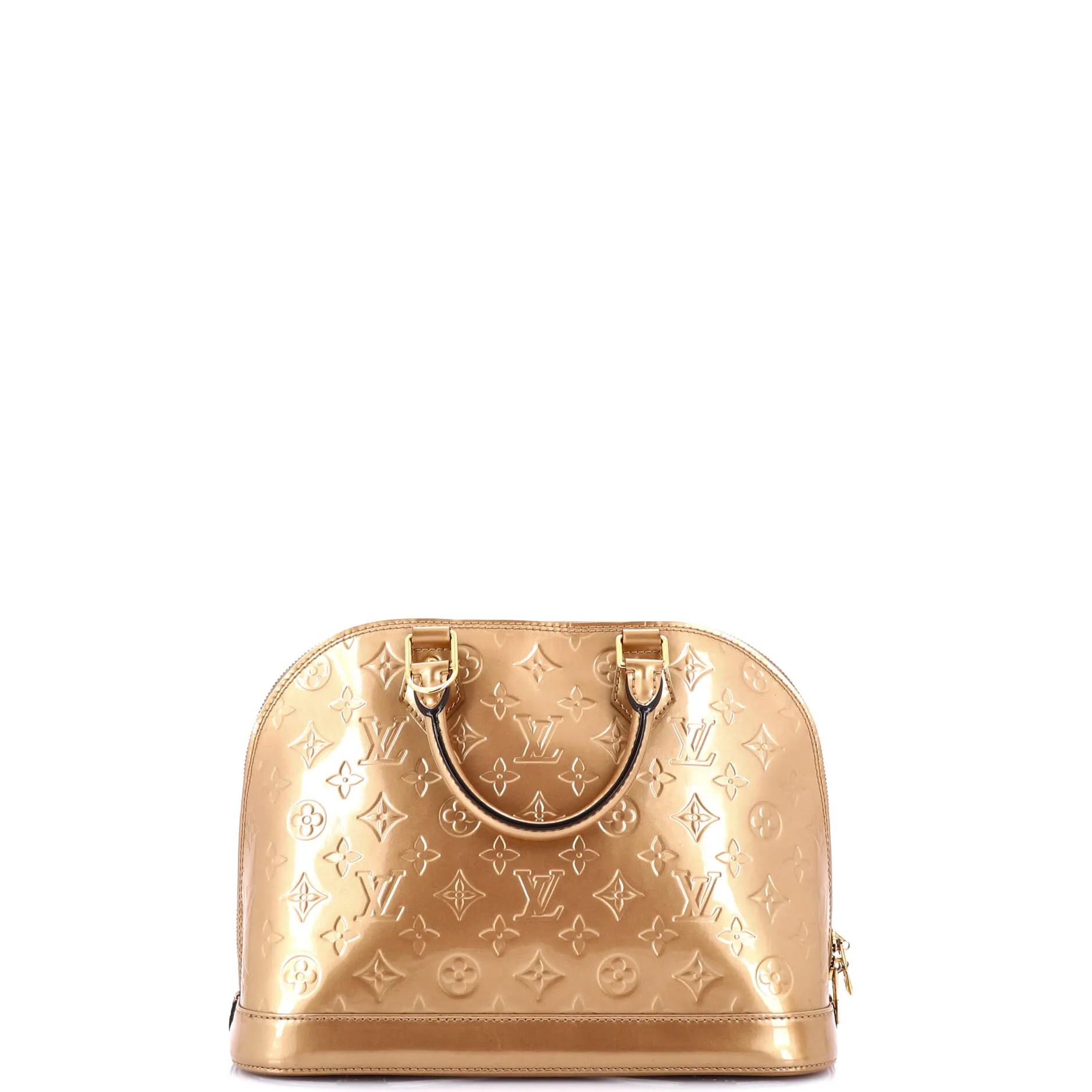 Alma Handbag Monogram Vernis PM