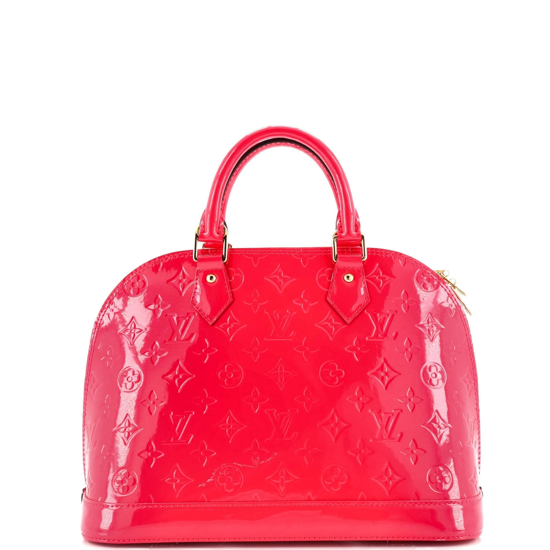 Alma Handbag Monogram Vernis PM