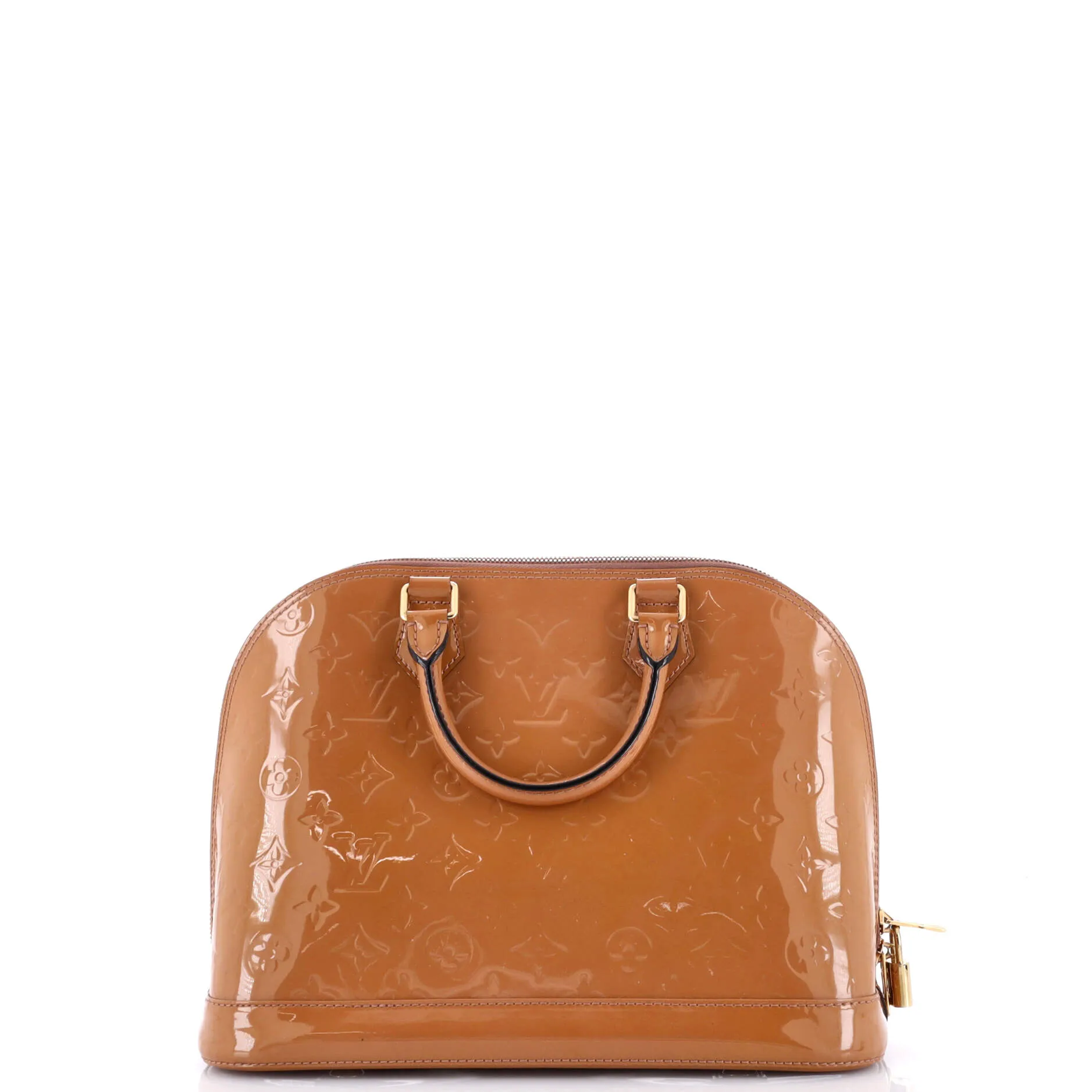Alma Handbag Monogram Vernis PM