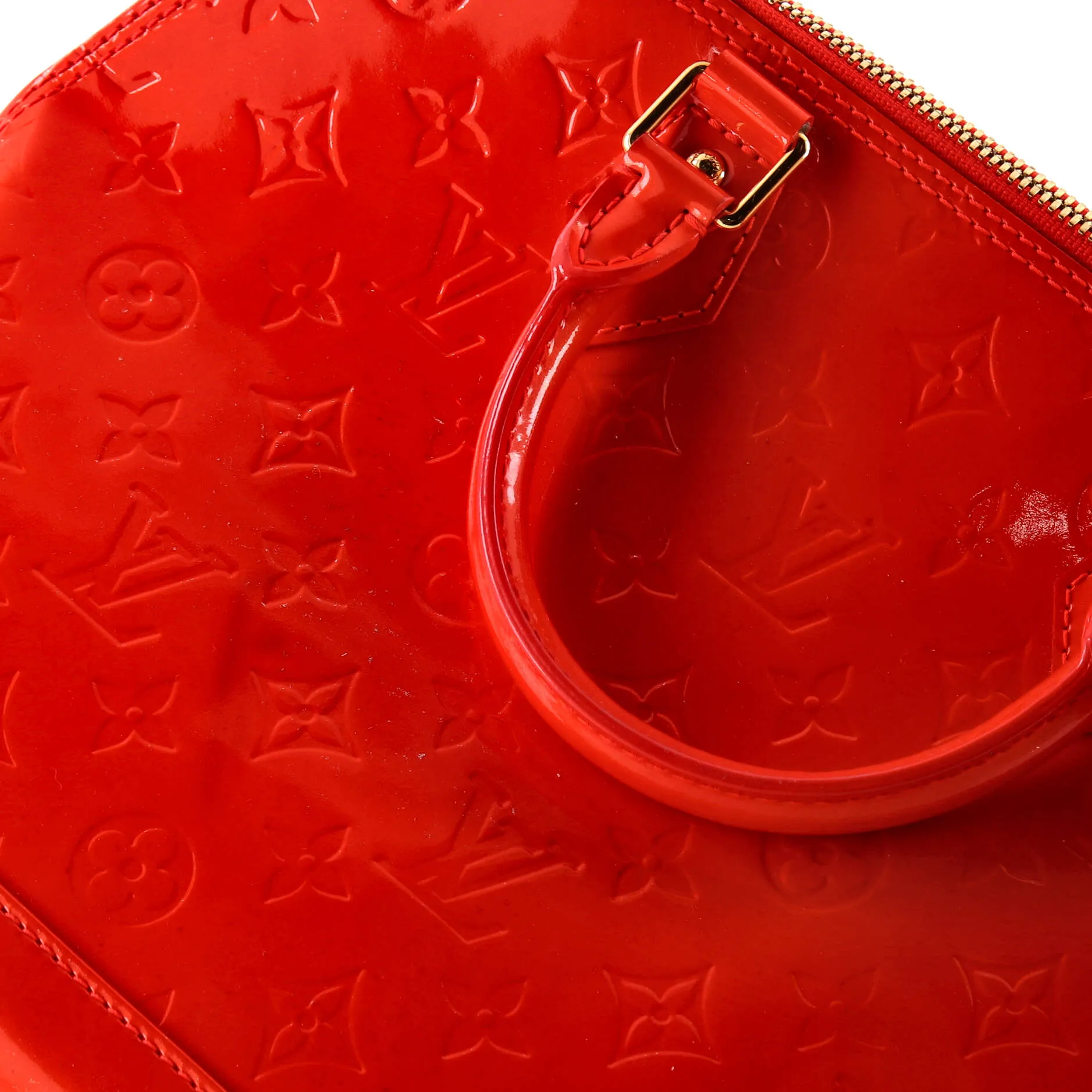 Alma Handbag Monogram Vernis PM