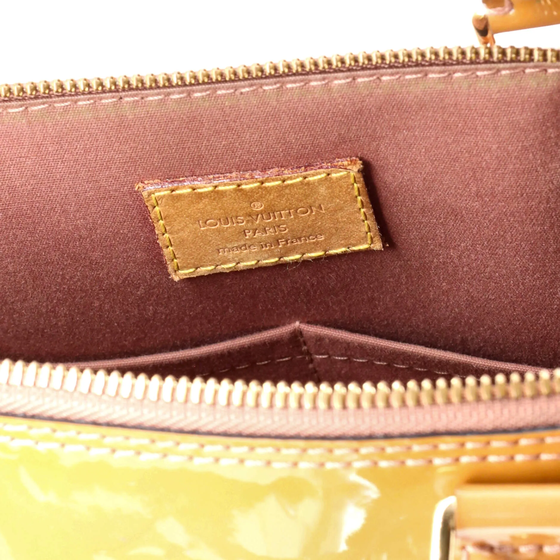 Alma Handbag Monogram Vernis PM