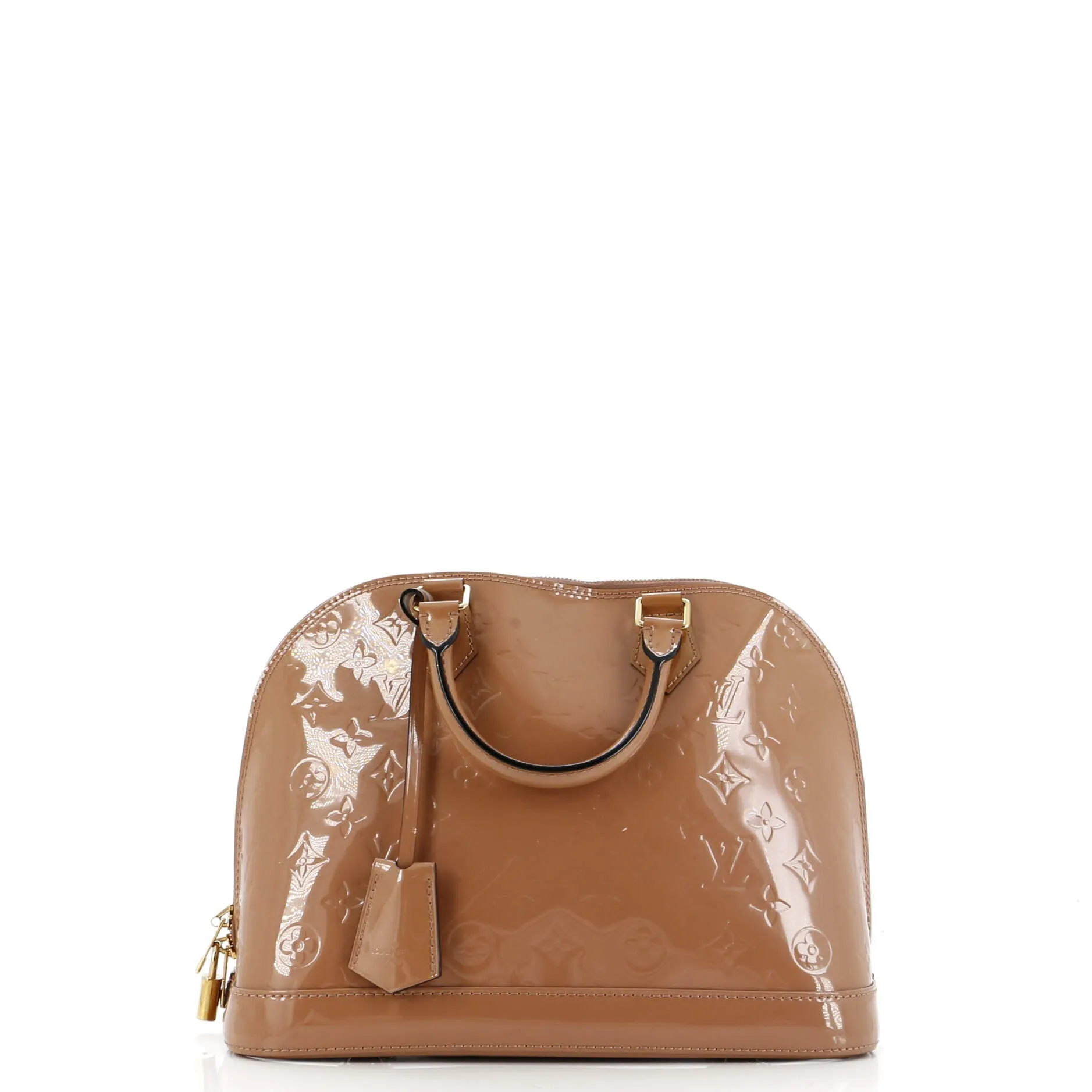 Alma Handbag Monogram Vernis PM