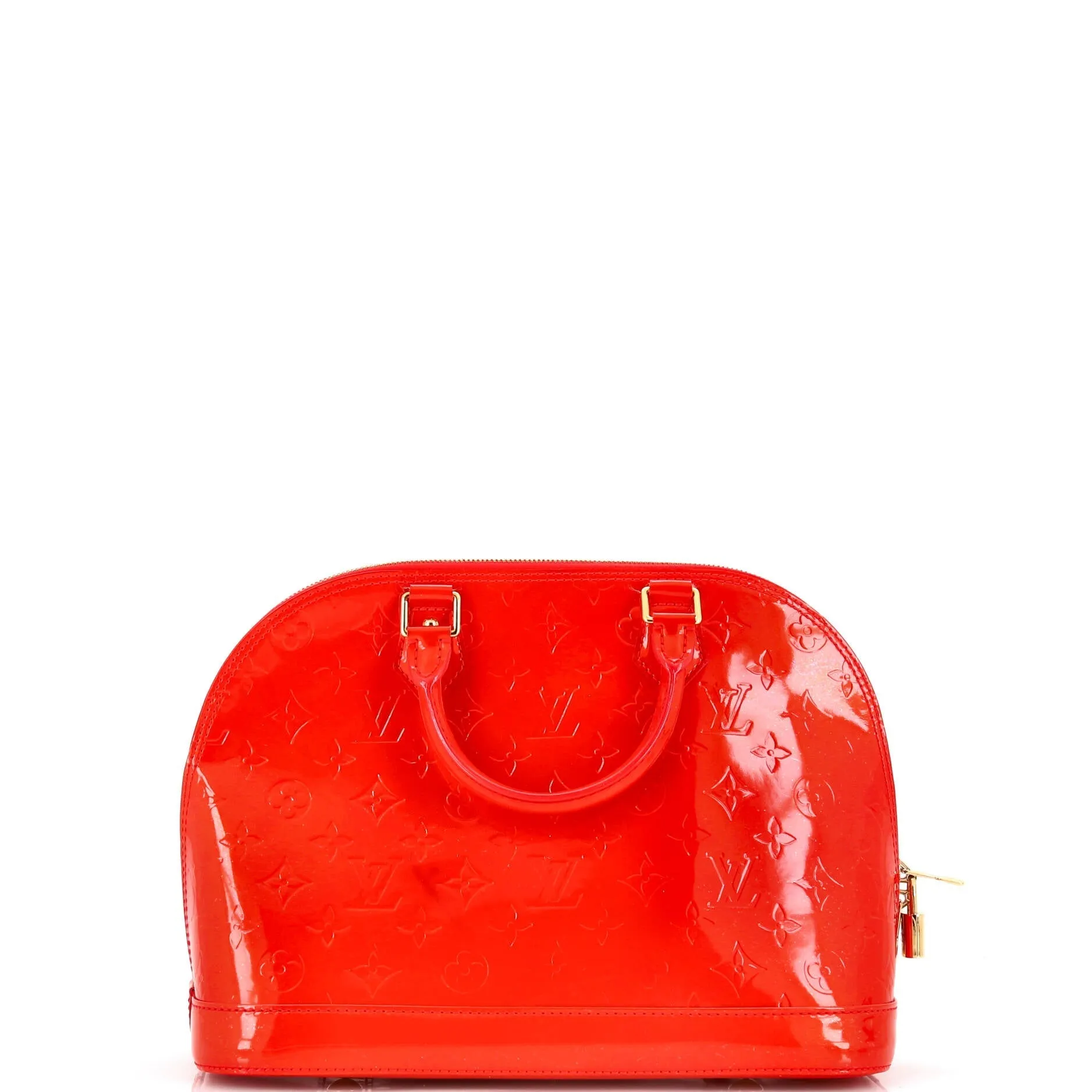 Alma Handbag Monogram Vernis PM
