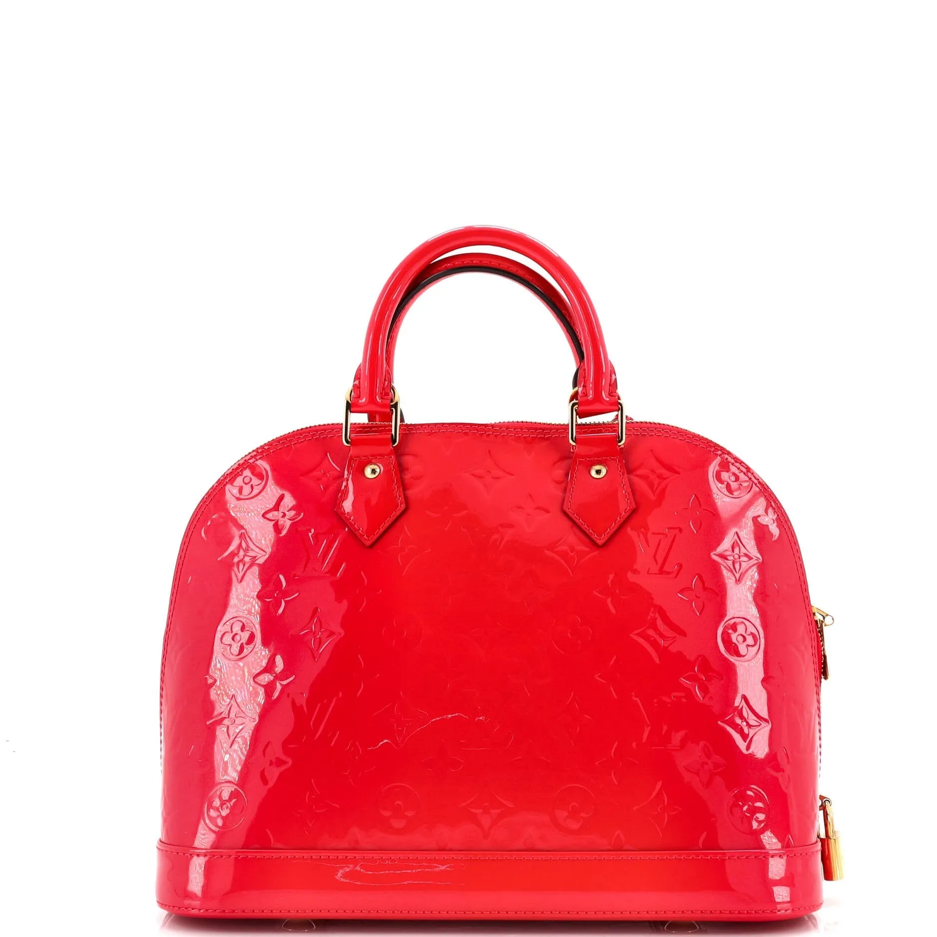 Alma Handbag Monogram Vernis PM
