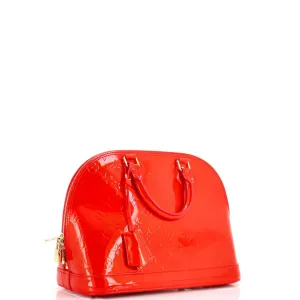 Alma Handbag Monogram Vernis PM
