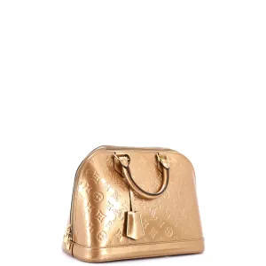 Alma Handbag Monogram Vernis PM