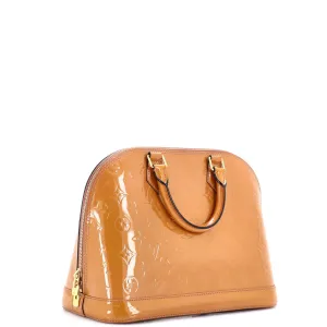 Alma Handbag Monogram Vernis PM