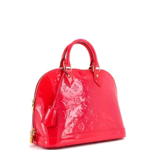 Alma Handbag Monogram Vernis PM