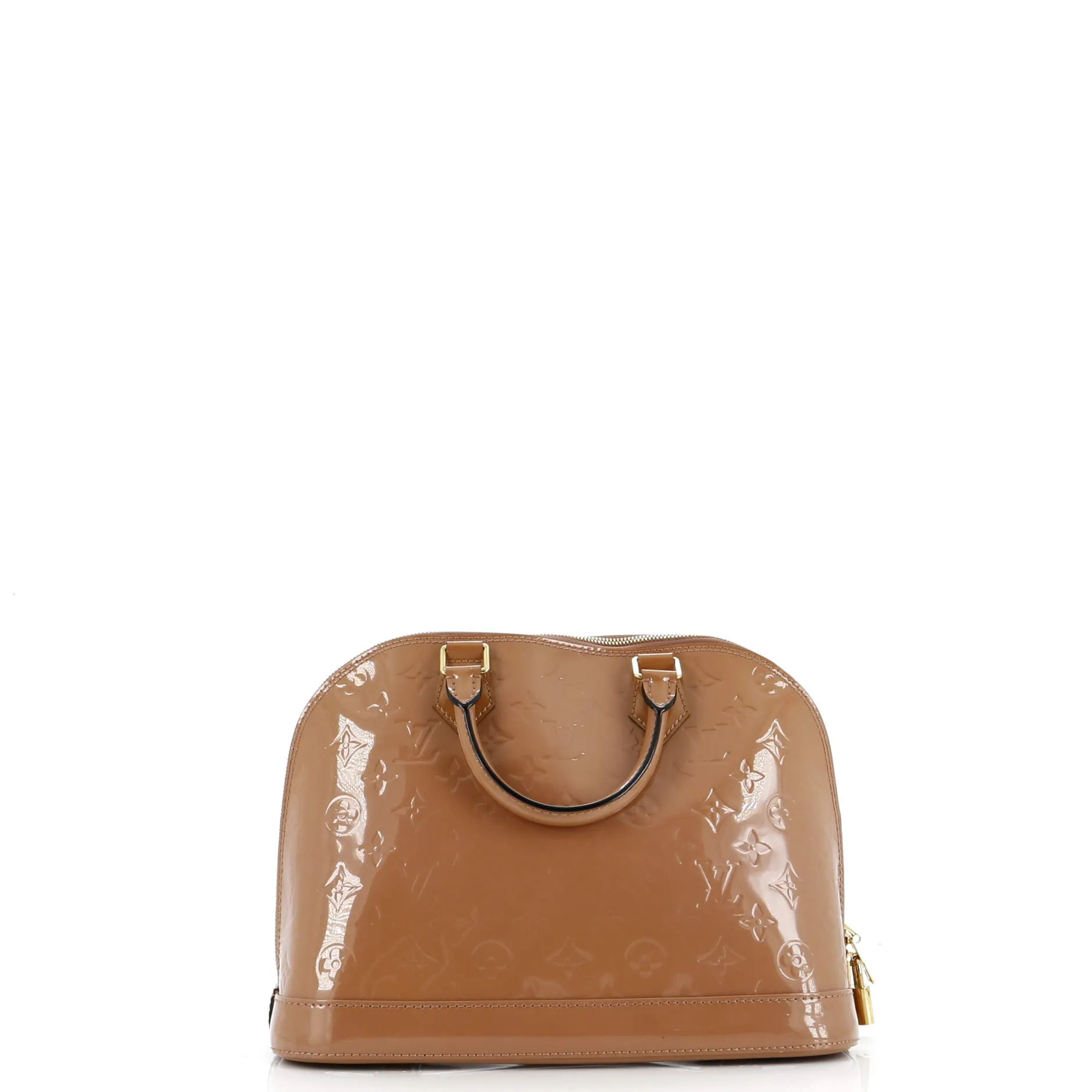 Alma Handbag Monogram Vernis PM