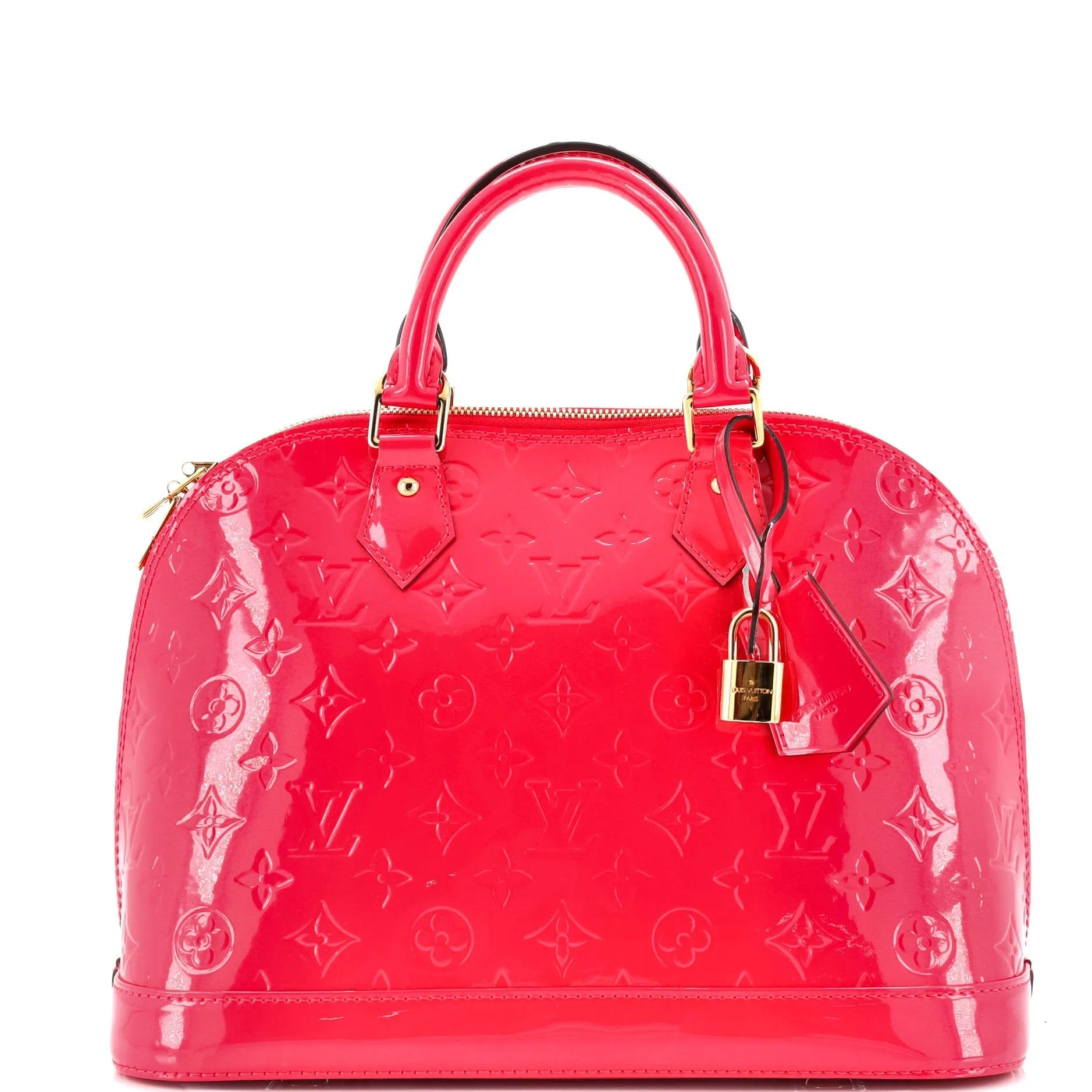 Alma Handbag Monogram Vernis PM