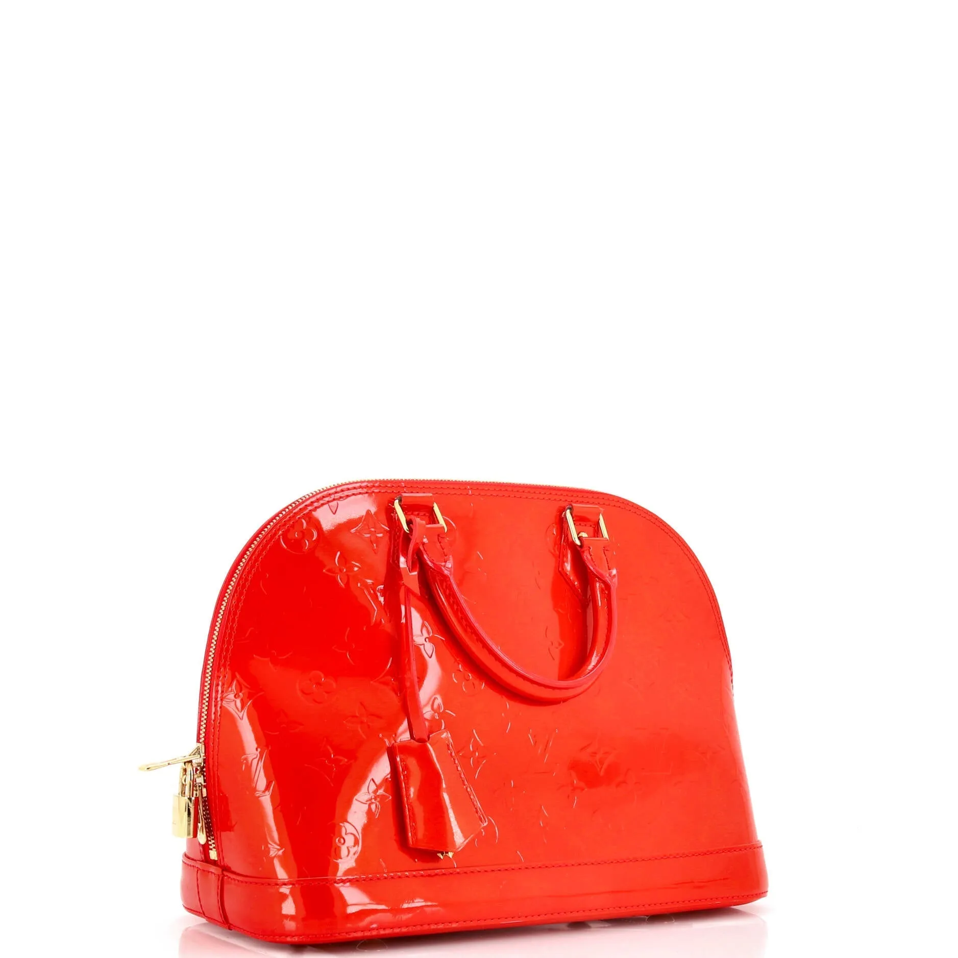 Alma Handbag Monogram Vernis PM