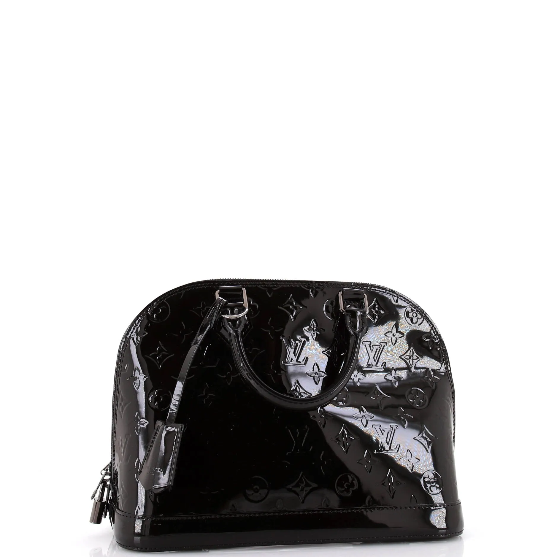 Alma Handbag Monogram Vernis PM