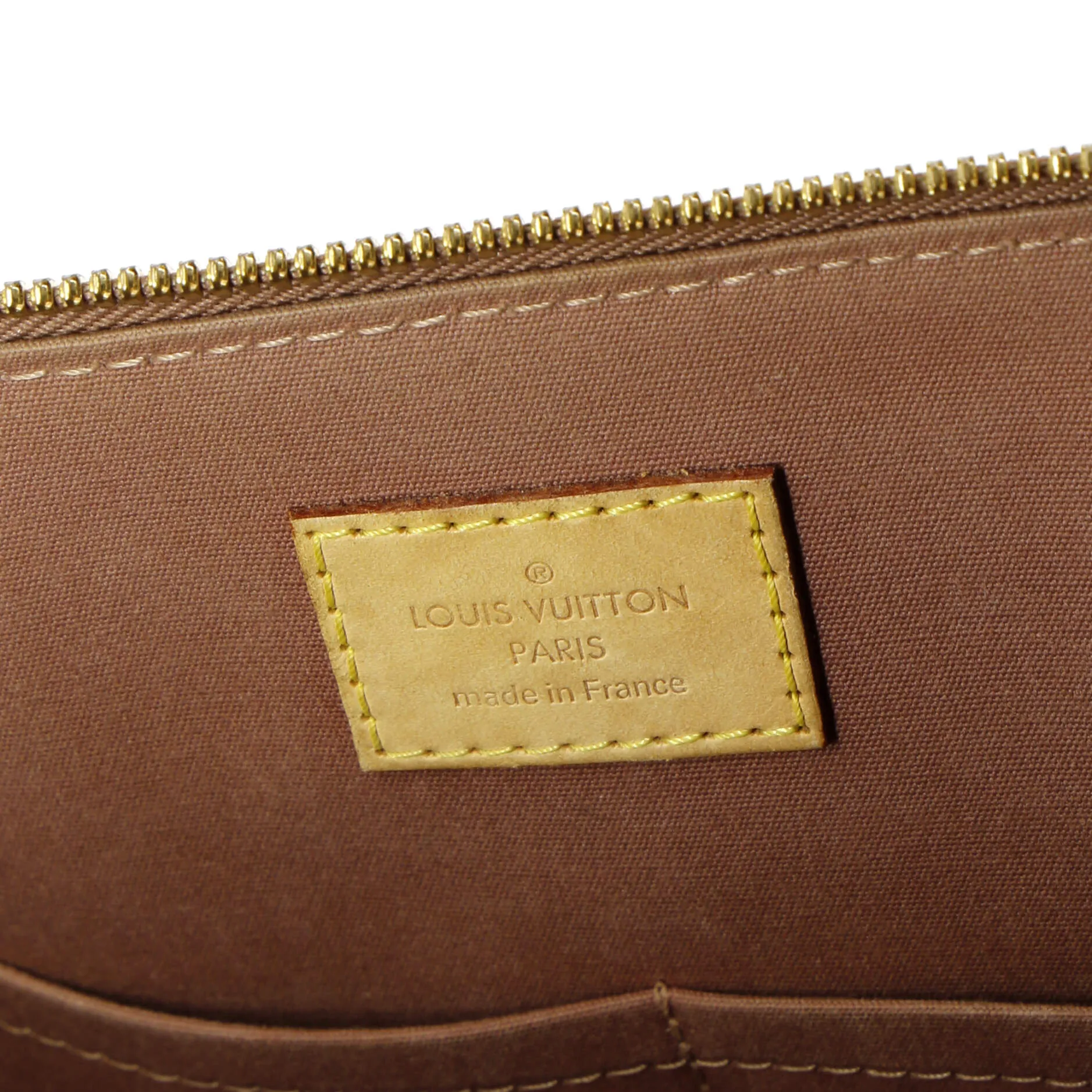 Alma Handbag Monogram Vernis PM
