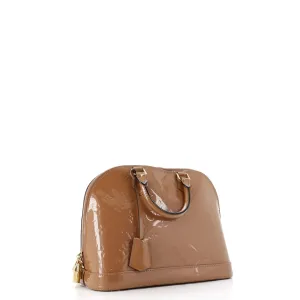 Alma Handbag Monogram Vernis PM