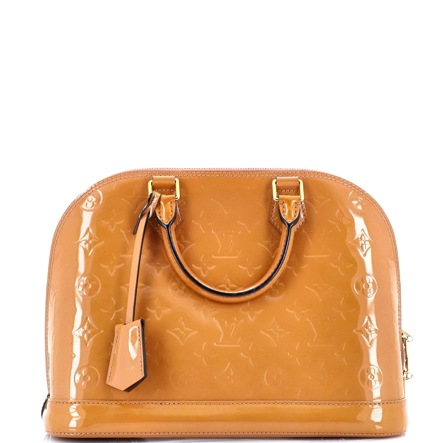 Alma Handbag Monogram Vernis PM