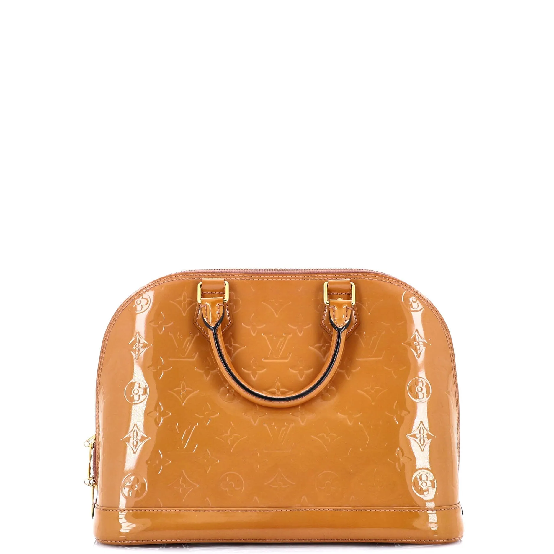 Alma Handbag Monogram Vernis PM
