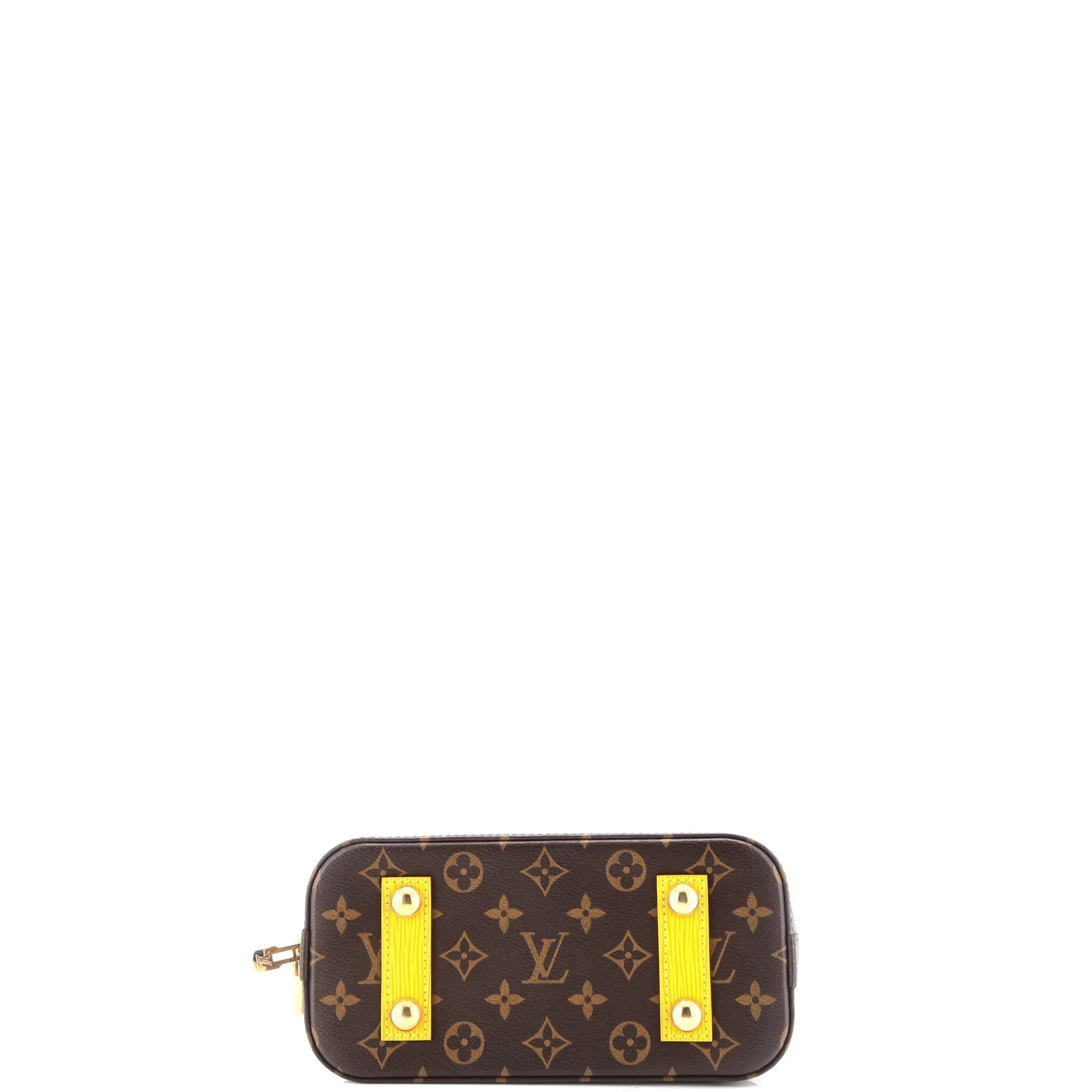 Alma Handbag Monogram Vernis with Monogram Canvas and Epi Leather BB