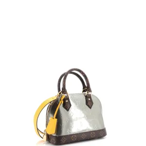 Alma Handbag Monogram Vernis with Monogram Canvas and Epi Leather BB