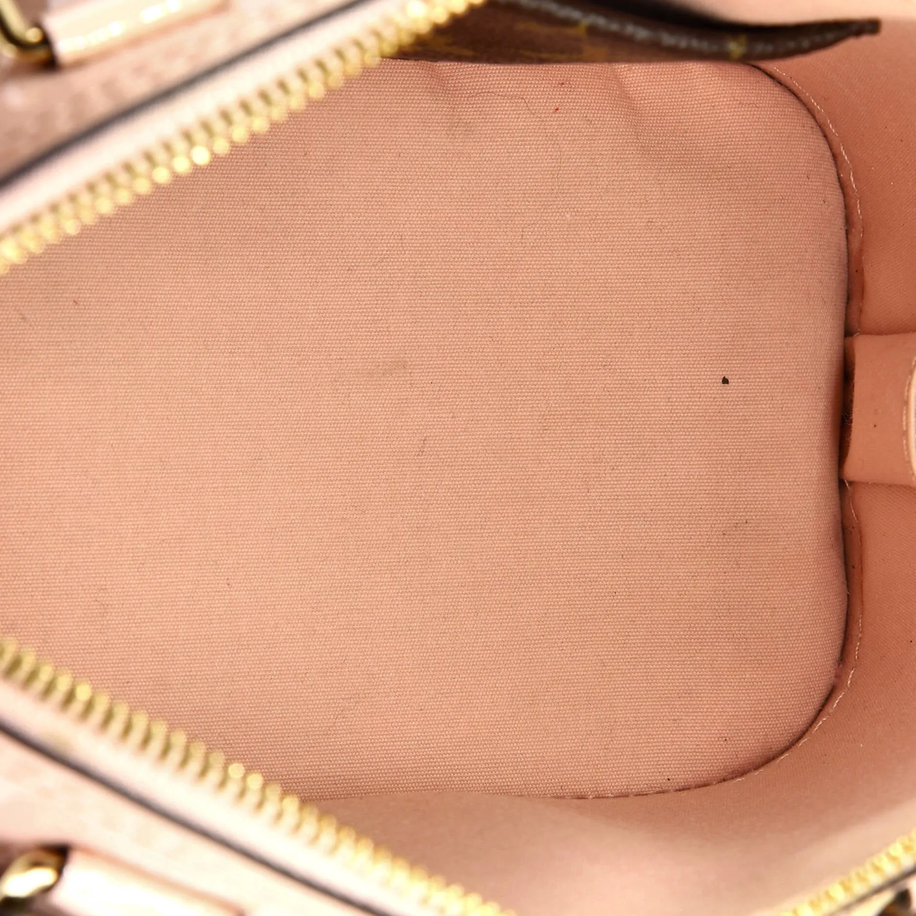 Alma Handbag Vernis with Monogram Canvas BB