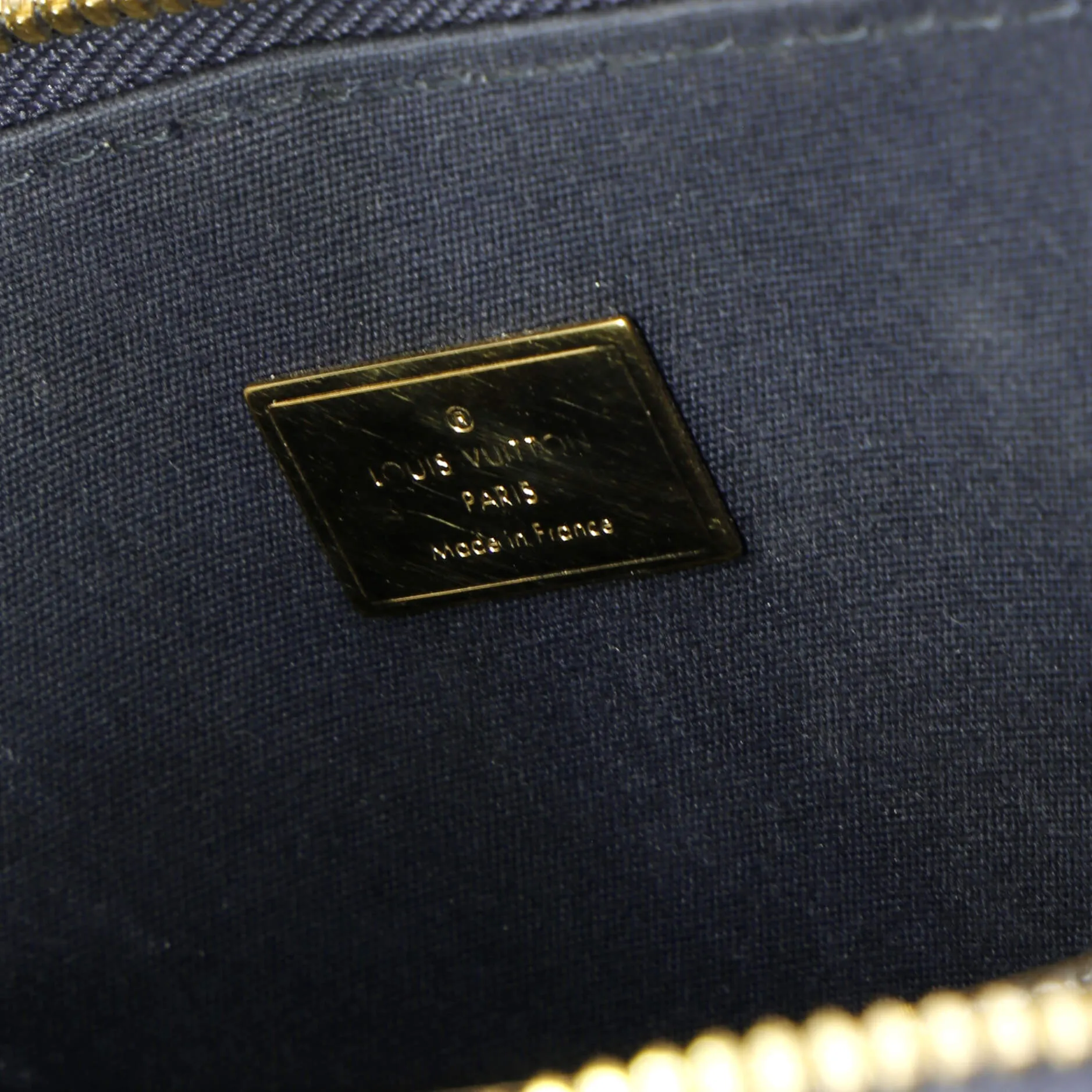 Alma Handbag Vernis with Monogram Canvas BB