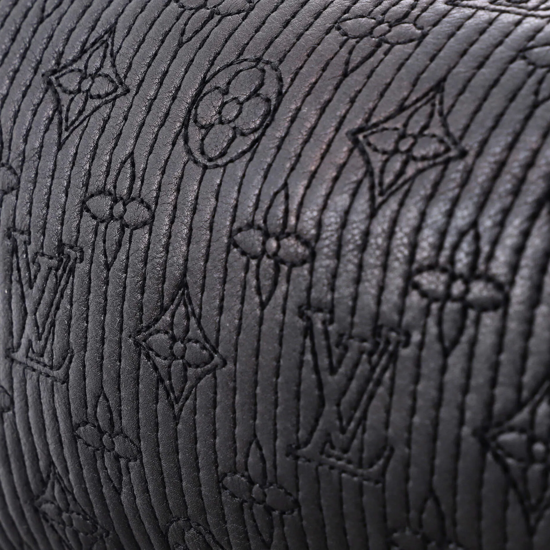 Altair Clutch Quilted Monogram Leather